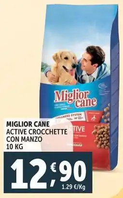 Deco Supermercati Miglior cane active crocchette tive con manzo offerta