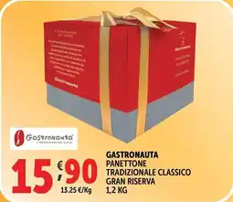 Deco Supermercati Gastronauta panettone tradizionale classico gran riserva offerta