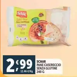 Deco Supermercati Schar pane casereccio senza glutine offerta