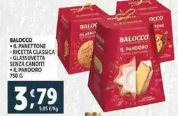 Deco Supermercati Balocco il panettone - ricetta classica - glassuvetta senza canditi offerta