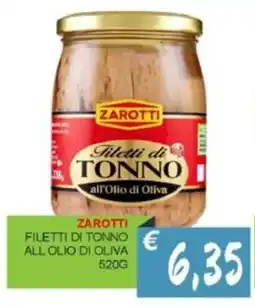 Caramico Zarotti filetti di tonno all olio di oliva offerta