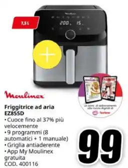 MediaWorld Moulinex Friggitrice ad aria EZ855D offerta