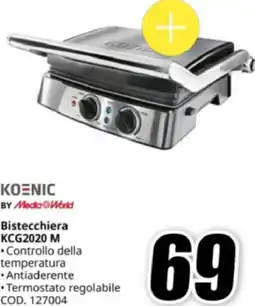 MediaWorld KOENIC Bistecchiera KCG2020 M offerta