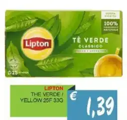Caramico Lipton the verde yellow 25f offerta