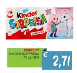 Caramico Ferrero kinder sorpresa t3 lei offerta