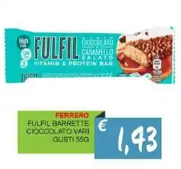 Caramico Ferrero fulfil barrette cioccolato offerta