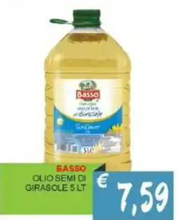 Caramico Basso olio semi di girasole offerta