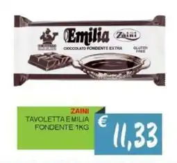 Caramico Zaini tavoletta emilia fondente offerta