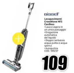 MediaWorld Bissell Lavapavimenti CrossWave HF3 Cordless offerta