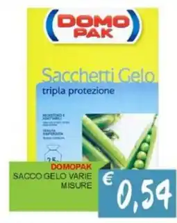 Caramico Domopak sacco gelo offerta