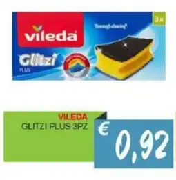 Caramico Vileda glitzi plus 3pz offerta