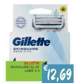 Caramico Gillette skinguard aloe lame x 4 offerta