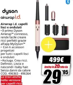 MediaWorld dyson Airwrap i.d. capelli lisci e ondulati offerta