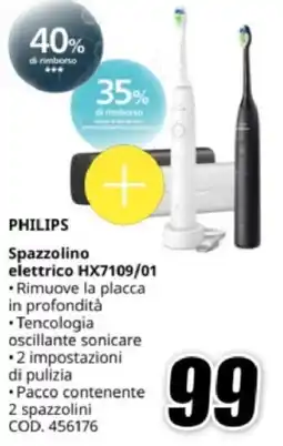 MediaWorld PHILIPS Spazzolino elettrico HX7109/01 offerta
