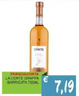 Caramico Franciacorta la corte grappa barricata offerta