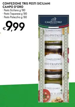Bennet Confezione tris pesti siciliani CAMPO D'ORO offerta