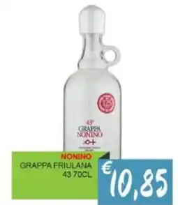 Caramico Nonino grappa friulana 43 offerta