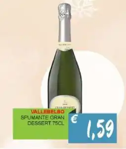 Caramico Vallebelbo spumante gran dessert offerta