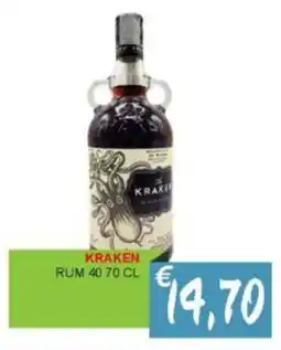 Caramico Kraken rum 40 offerta