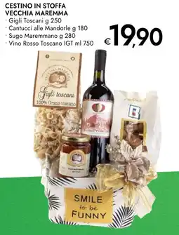 Bennet Cestino in stoffa VECCHIA MAREMMA offerta