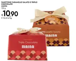 Bennet Panettone caramello salato o triplo cioccolato MAINA offerta