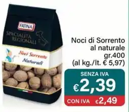 Altasfera Noci di Sorrento al naturale offerta