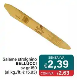 Altasfera Salame strolghino BELLUCCI sv offerta