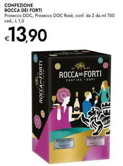 Bennet Confezione rocca dei forti Prosecco DOC, Prosecco DOC Rosè offerta