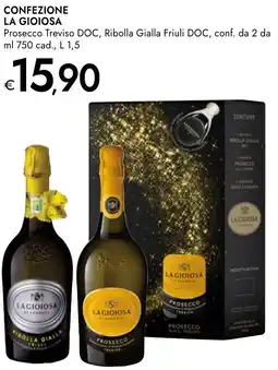 Bennet Confezione la gioiosa prosecco treviso doc, ribolla gialla friuli doc offerta