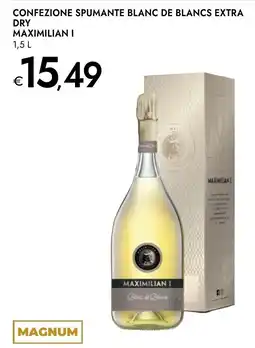 Bennet Confezione spumante blanc de blancs extra dry MAXIMILIAN I offerta
