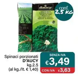 Altasfera Spinaci porzionati D'AUCY offerta