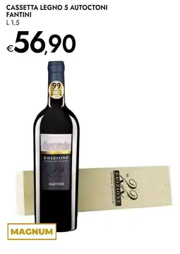 Bennet Cassetta legno 5 autoctoni FANTINI offerta