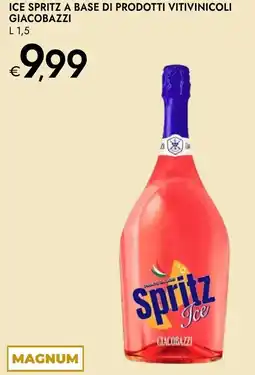 Bennet Ice spritz a base di prodotti vitivinicoli GIACOBAZZI offerta