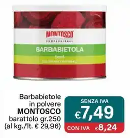 Altasfera Barbabietole in polvere MONTOSCO barattolo offerta
