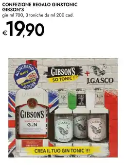 Bennet Confezione regalo gin&tonic GIBSON'S offerta
