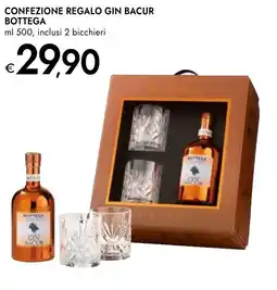 Bennet Confezione regalo gin bacur BOTTEGA offerta