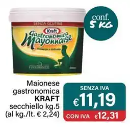 Altasfera Maionese gastronomica KRAFT secchiello offerta