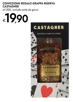 Bennet Confezione regalo grappa riserva CASTAGNER offerta