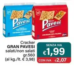 Altasfera Cracker GRAN PAVESI salati/non salati offerta