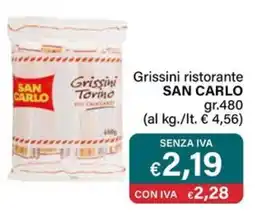 Altasfera Grissini ristorante SAN CARLO offerta