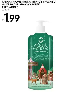 Bennet Crema sapone pino ambrato e bacche di ginepro christmas carousel PURO AMORE offerta