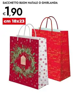 Bennet Sacchetto buon natale o ghirlanda offerta