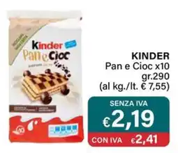 Altasfera KINDER Pan e Cioc x10 offerta