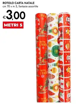 Bennet Rotolo carta natale offerta