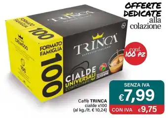 Caffè TRINCA cialde x100