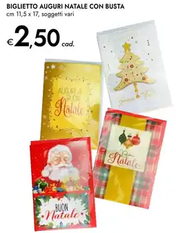 Bennet Biglietto auguri natale con busta offerta