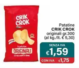Altasfera Patatine CRIK CROK originali offerta