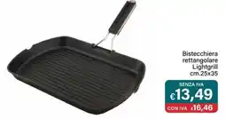 Altasfera Bistecchiera rettangolare Lightgrill cm.25x35 offerta