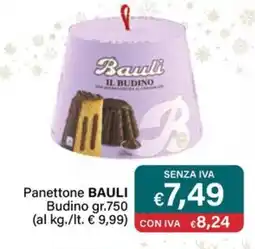 Altasfera Panettone BAULI Budino offerta