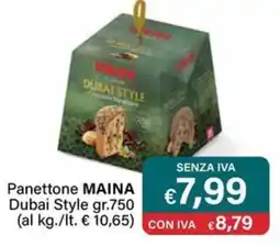 Altasfera Panettone MAINA Dubai Style offerta